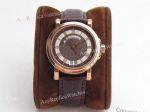 AAA Grade Replica Breguet Marine 5817 Big Date Roes Gold Brown Dial Watch